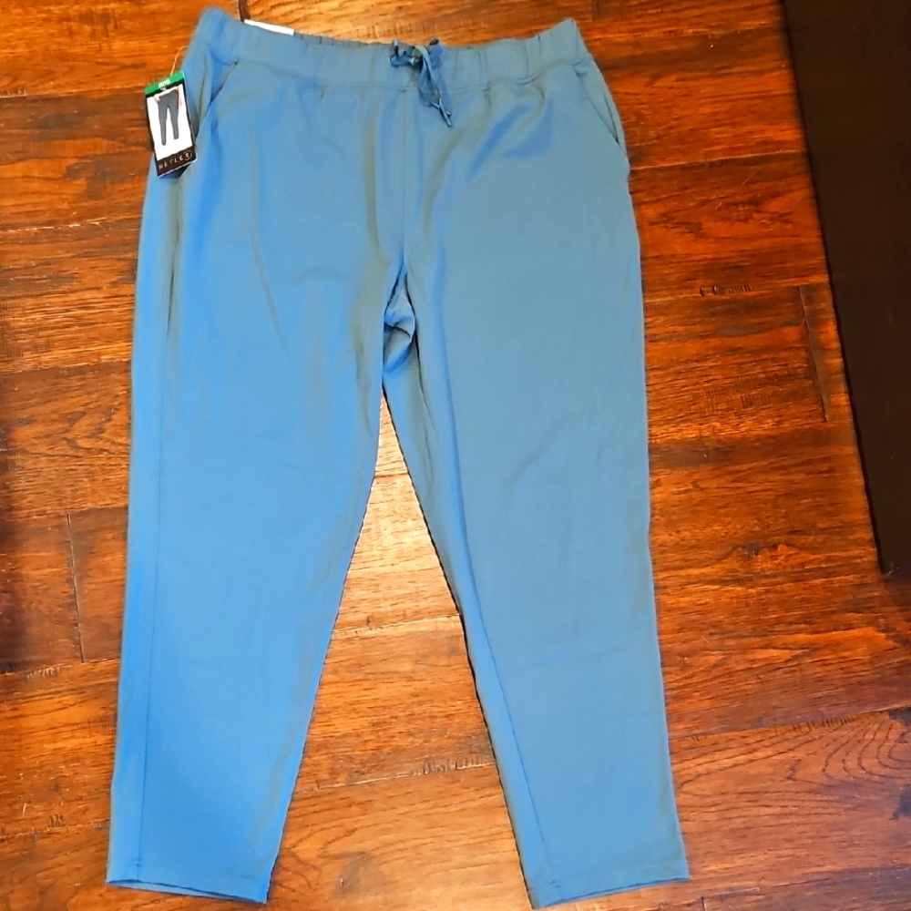 Reflex Women's Teal Jogger Casual Ankle Pants XL